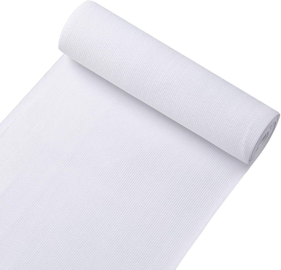 Бял широк тъкан ластик 10 см WE 0100 – здрав и стегнат ластик с Oeko-Tex сертификат Ластици