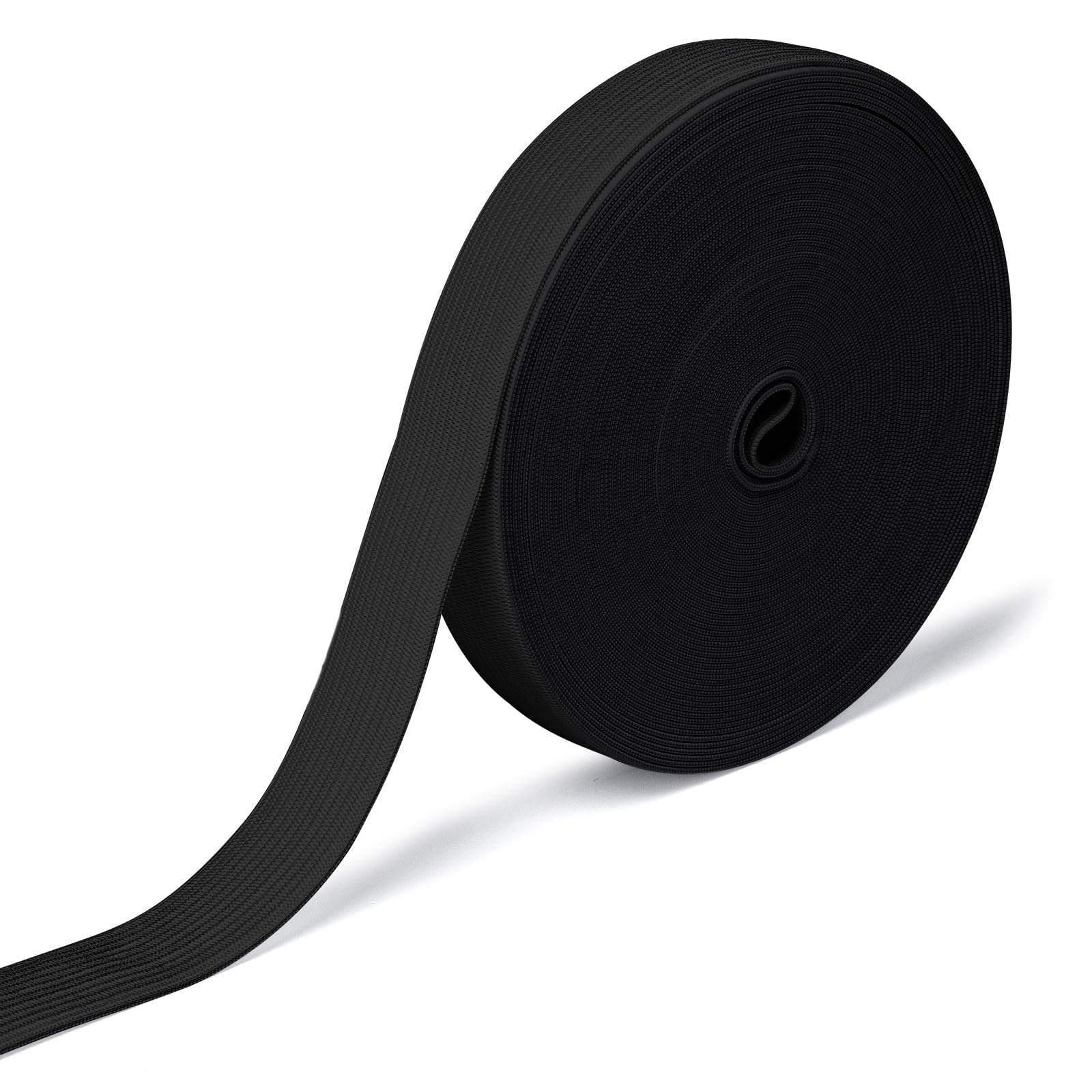 Черен тъкан ластик 2 см WE 1020 – здрав и стегнат ластик с Oeko-Tex сертификат Ластици