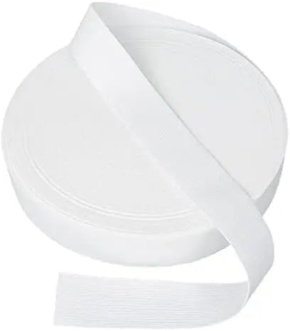 Бял тъкан ластик 3.5 см WE 0035 – здрав и стегнат ластик с Oeko-Tex сертификат Ластици