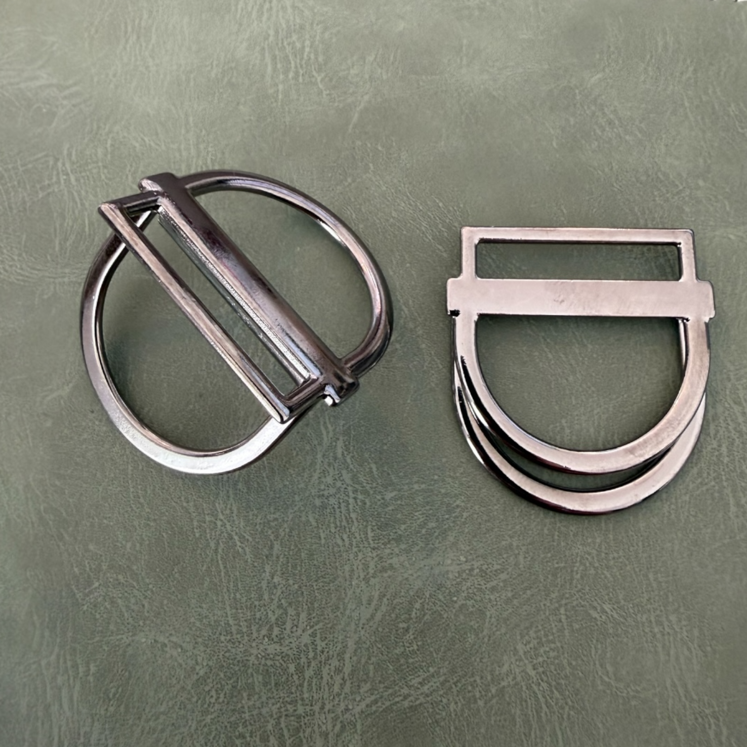 Метална катарама Е-2304 Gun Metal 3 см – Елегантна катарама за колани и дрехи, Премиум качество Катарами