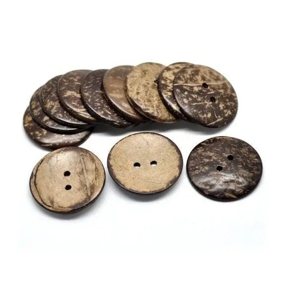 Кокосови копчета - 2 дупки Копчета