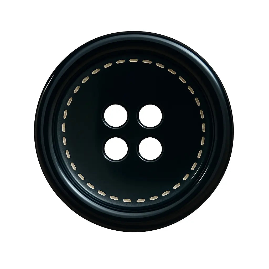 Черни копчета от полиестер PB0110 / 22мм - 28мм Копчета