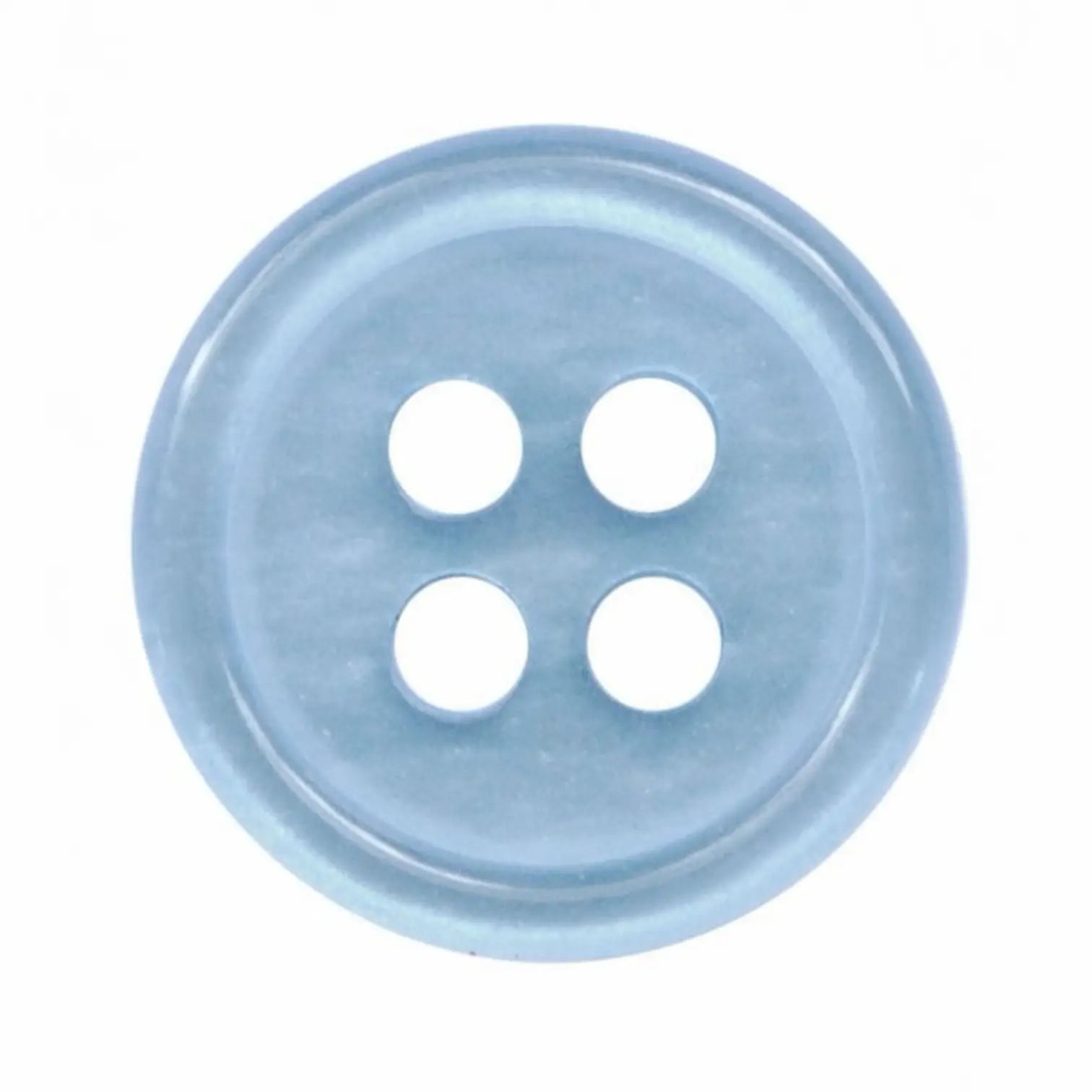 Светлосини седефени копчета за ризи от полиестер PB 1008 – 9 мм, 10 мм, 11.5 мм, 12.5 мм Копчета