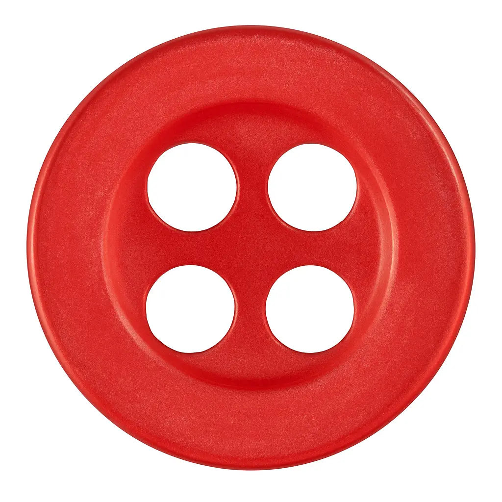 Червени седефени копчета за ризи от полиестер PB 1027 – 9 мм, 10 мм, 11.5 мм, 12.5 мм Копчета