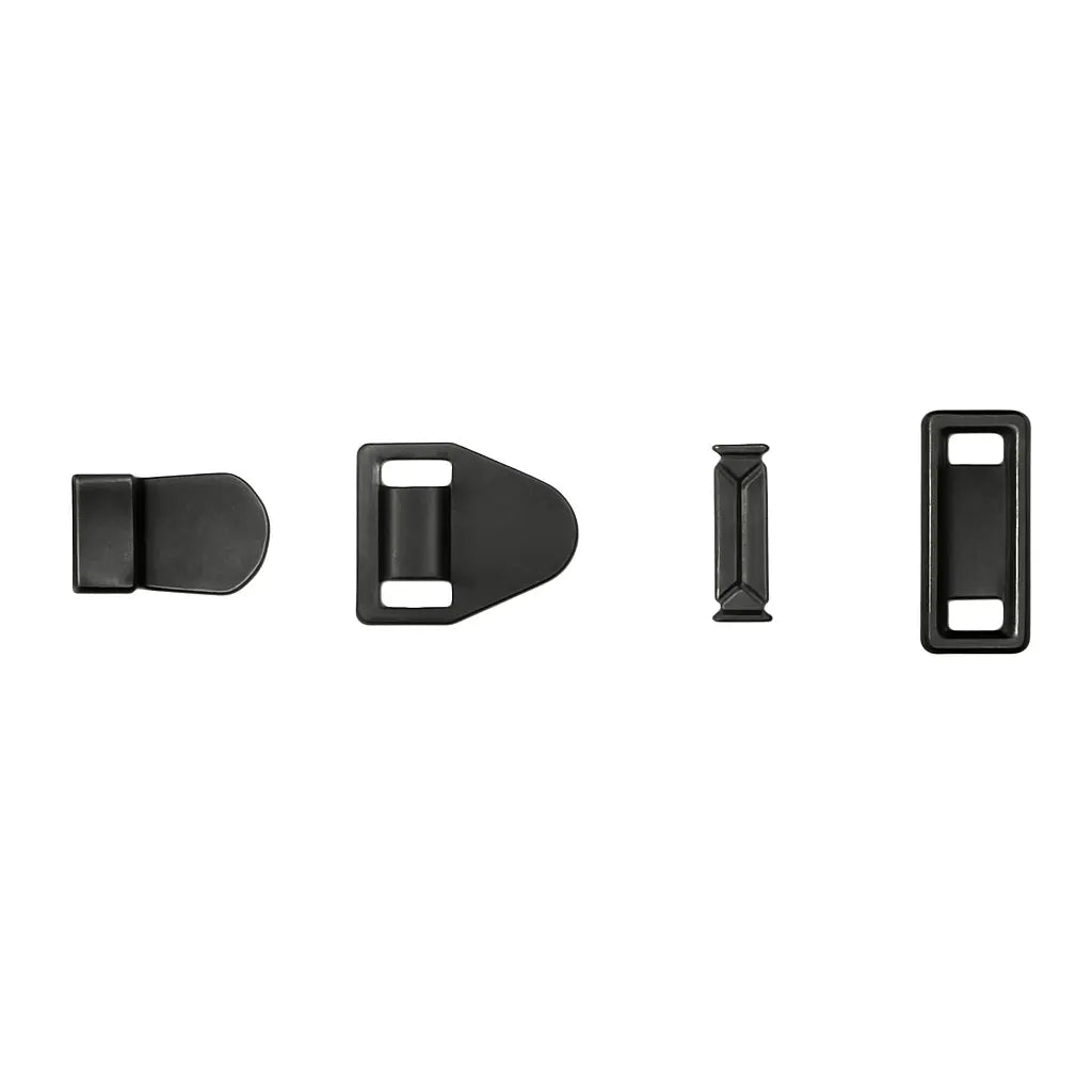 Черни аграфки за мъжки панталони AG 010 Black Oxide – метални закопчалки Аксесоари