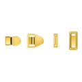 Златисти аграфки за мъжки панталони AG 010 Gold – метални закопчалки Аксесоари