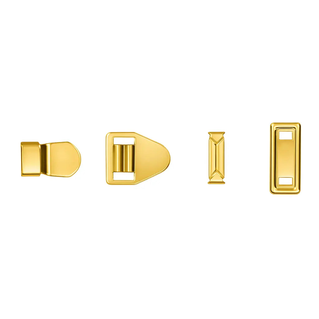 Златисти аграфки за мъжки панталони AG 010 Gold – метални закопчалки Аксесоари