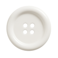 Бели полиестерни копчета PB0001 / 9мм - 33мм